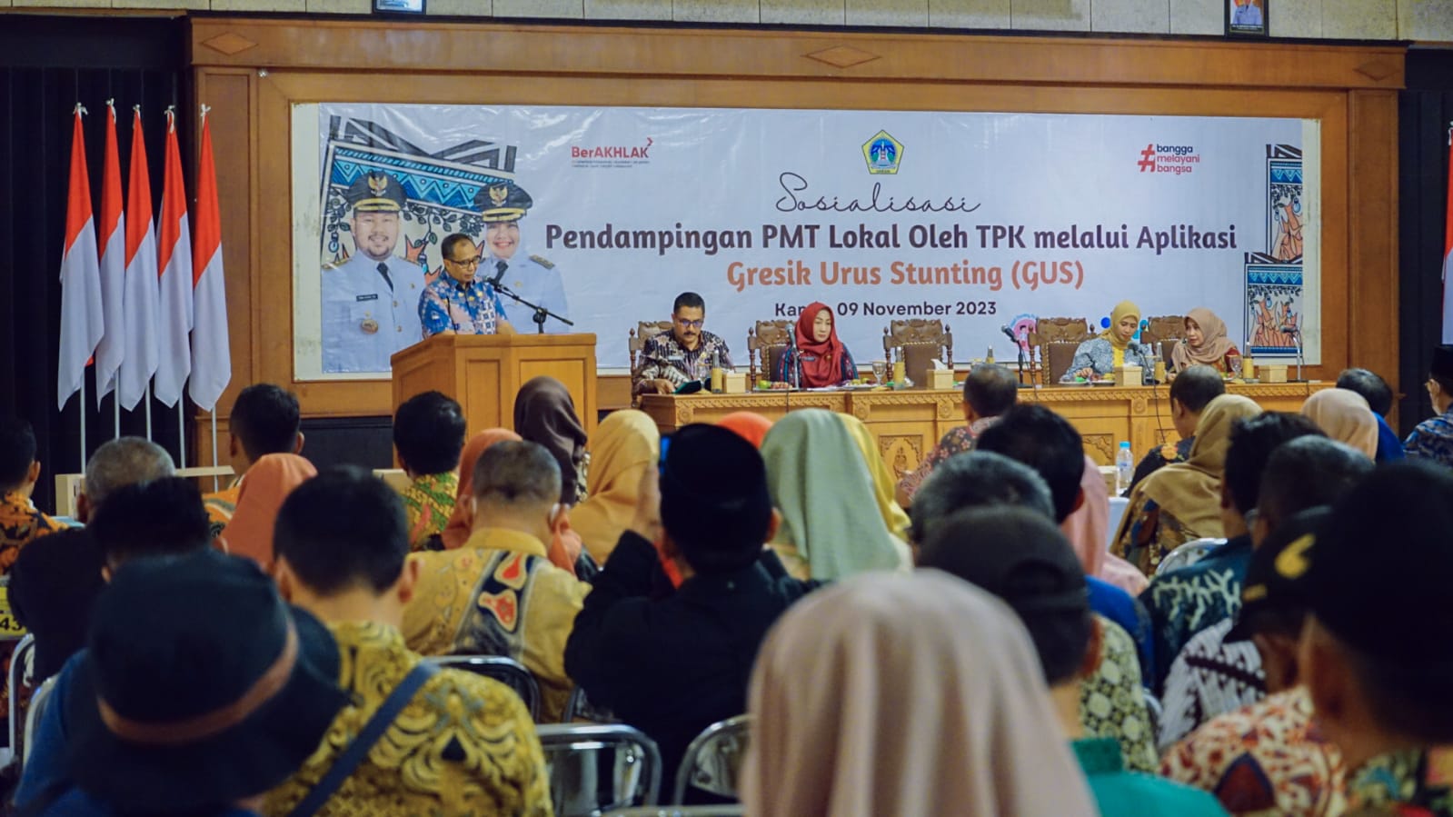 Upaya Cegah Stunting, Pemkab Gresik Sosialisasikan Pendampingan PMT Lokal oleh TPK dan Segera Luncurkan Aplikasi GUS